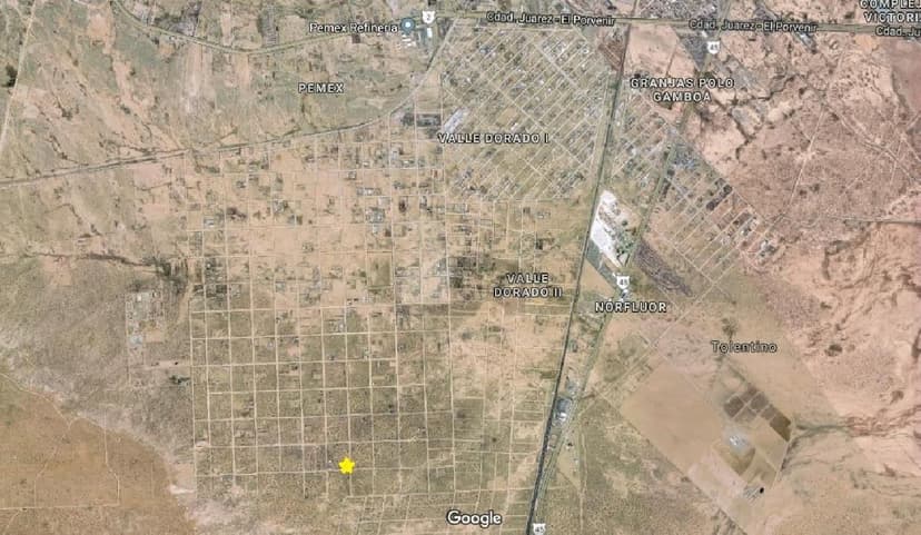 Terreno en Venta en Cd. Juarez, Granjas Santa Elena