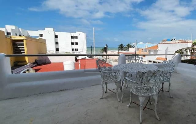 Renta de departamento amueblado con vista al mar en Progreso Yucatán....