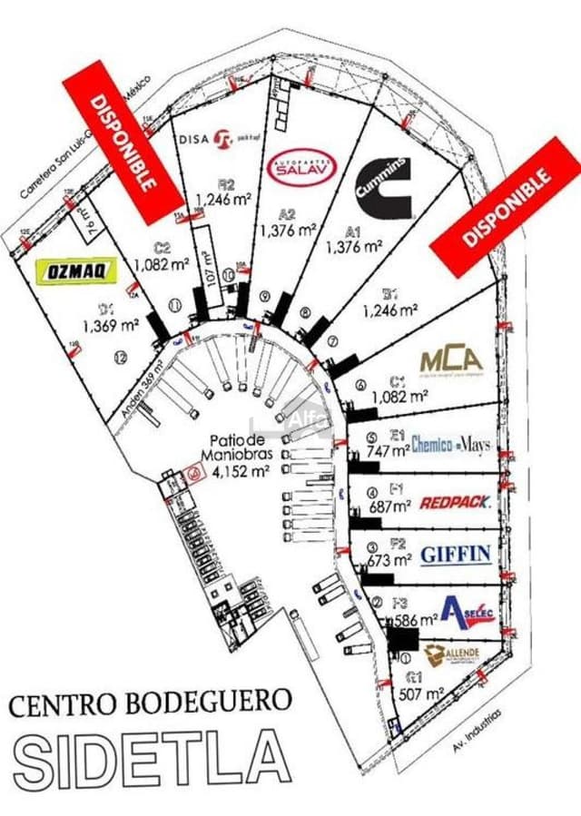 Bodega Industrial 586m2 en Zona industrial y carretera 57