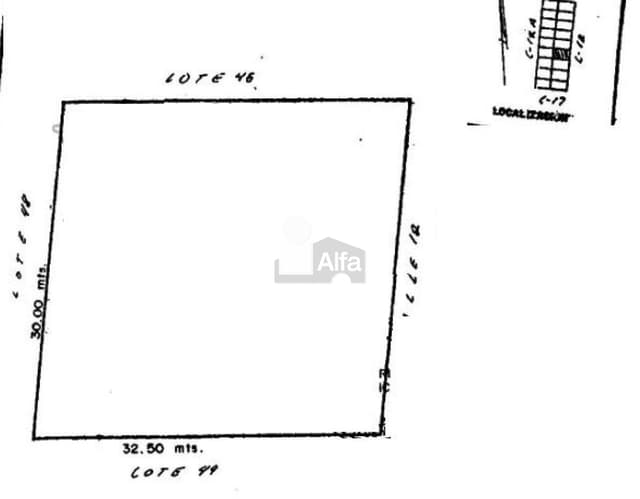 Terreno habitacional en Misnebalam, superficie de 975m2, con frente de 30m, ideal proyecto turisco