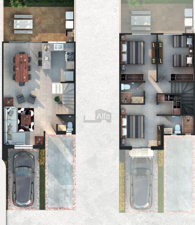 Casa en Venta en Frac. Villa Asturiana, LEON, GTO..a 700 mts del puente del Milenio. Modelo OVIEDO.