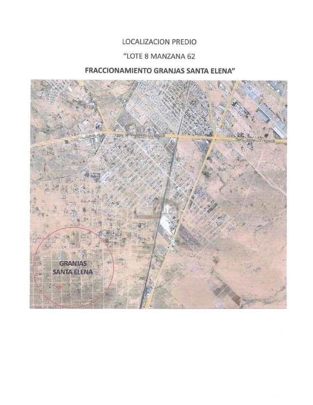 Terreno en venta Ciudad Juárez Chihuahua Colonia Granjas Santa Elena