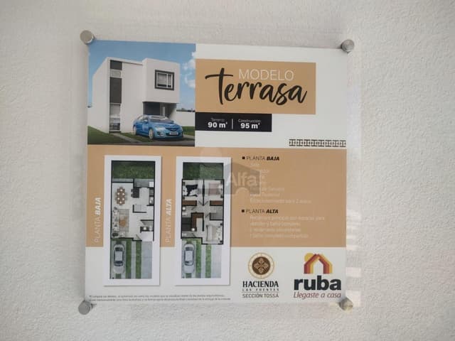Casas nuevas en venta en Calimaya, Fracc. Hacienda las Fuentes mod. TERRASSA