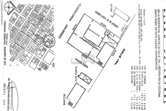 Terreno con bodegas en venta en Chihuahua Colonia Santa Rosa