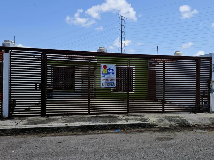 Casa en renta en Cd. Caucel / Mérida (Yucatán) amueblada de 2 recamaras
