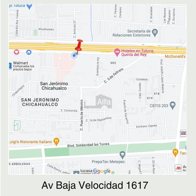 Terreno comercial en Tollocan, ideal para desarrollo mixto