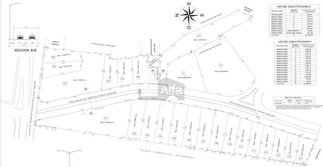 Terreno de inversión en Prol Av. Sandino