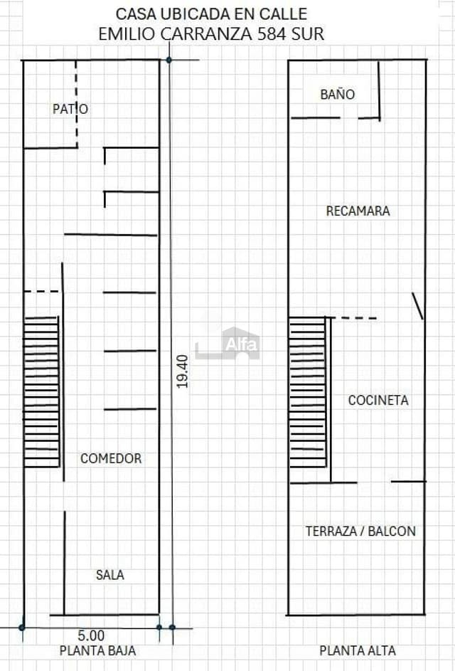 CASA EN VENTA PRIMER CUADRO CENTRO DE MONTERREY