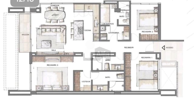 Departamento en preventa, Del Valle, San Pedro Garza Garcia, Nuevo León.