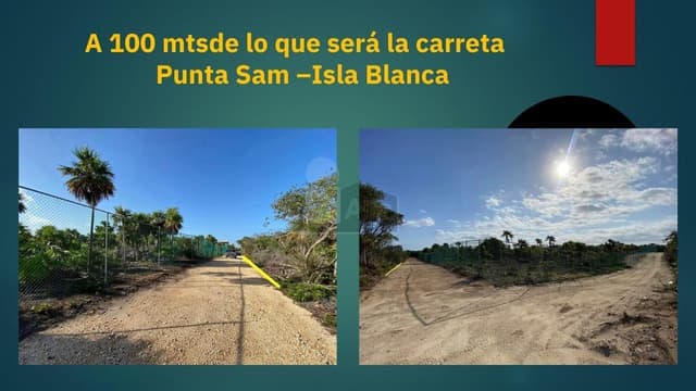 Terreno en venta en isla blanca (residencial turístico) Cancun