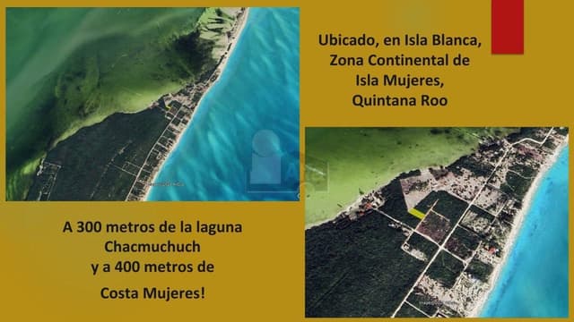 Terreno en venta en isla blanca (residencial turístico) Cancun
