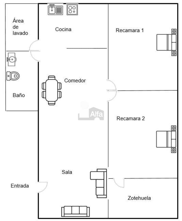 Departamento en venta Provenzal Tecamac