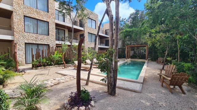 Departamento Venta llave en mano amueblado y decorado y/o Renta en Oriana, La Veleta  en Tulum