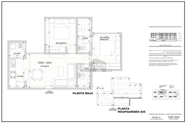 DEPARTAMENTO EN LA SANTA MARIA LA RIBERA, HORTENSIA