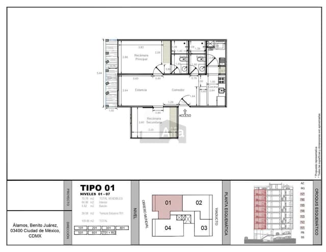 Departamento en venta en Álamos, Benito Juárez, Ciudad de México