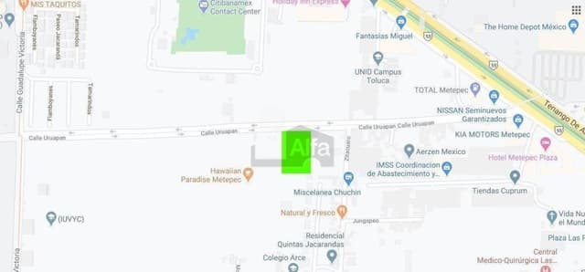 Patio para inventario automotriz 6,022 m² Metepec