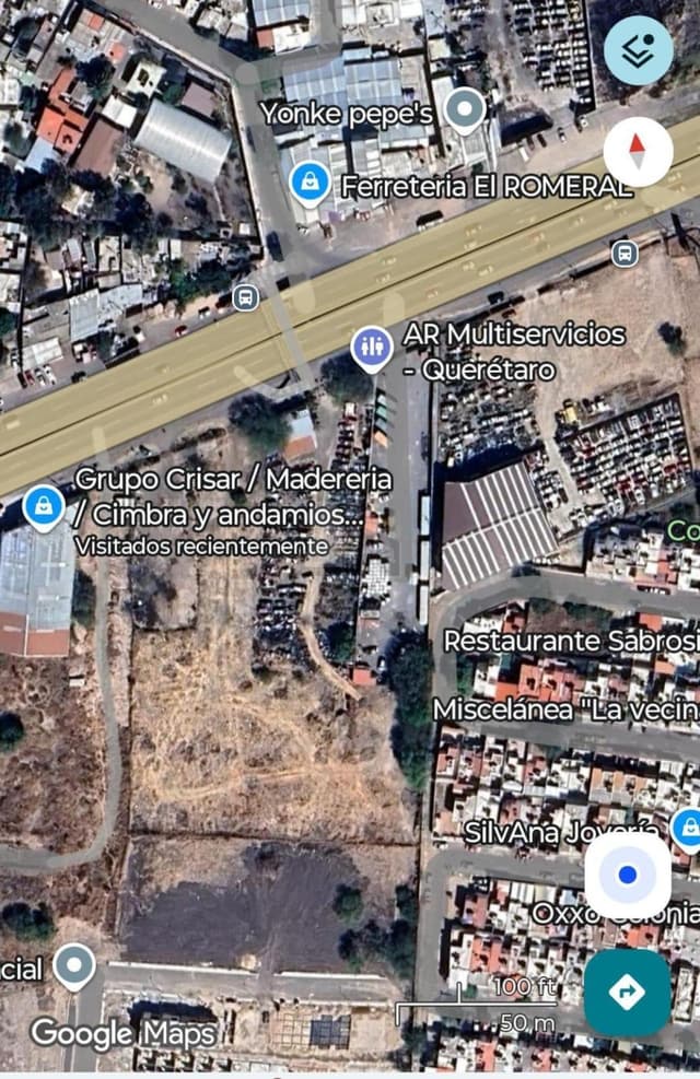 Terreno comercial en renta en Los Ángeles, Corregidora, Querétaro