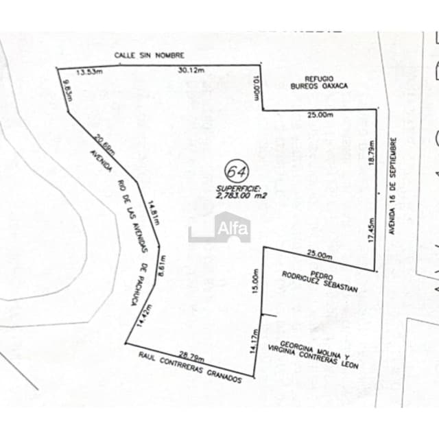 Terreno en Venta de 2,783 m² sobre Avenida 16 de Septiembre, Barrio San Miguel, Zumpango