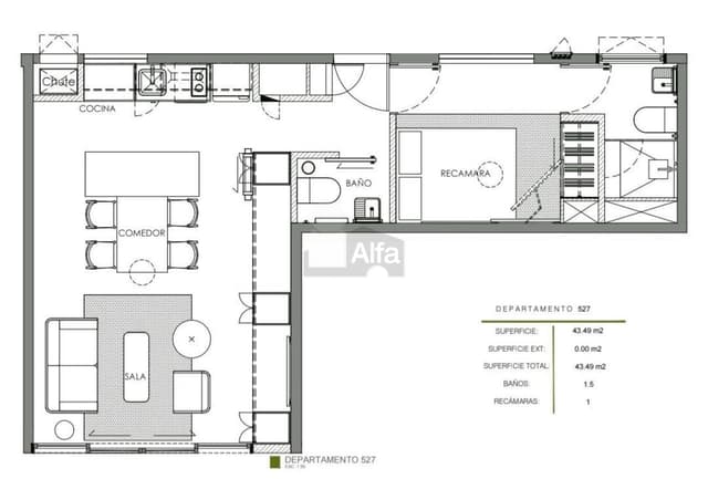 Loft en venta en San Rafael, Cuauhtémoc, Ciudad de México