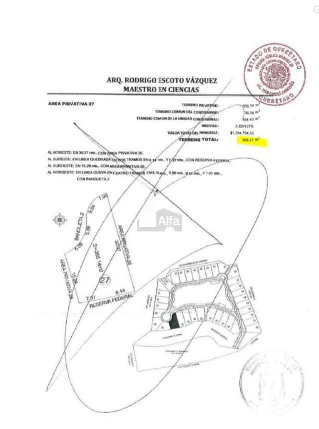 Terreno habitacional en venta en Altozano el Nuevo Querétaro, Querétaro, Querétaro