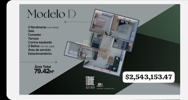 Departamento en venta en Alamitos, San Luis Potosí, San Luis Potosí