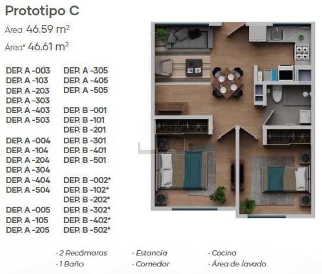Departamento en venta en Panamericana, Gustavo A. Madero, Ciudad de México