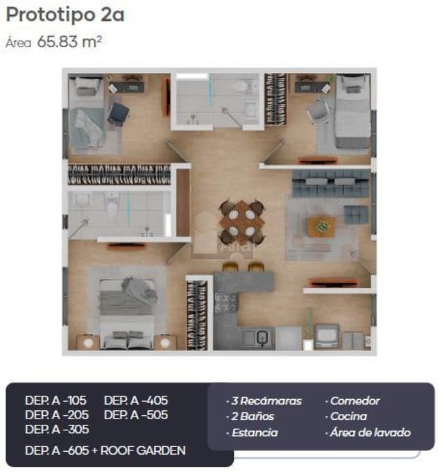 Departamento en venta en Felipe Pescador, Cuauhtémoc, Ciudad de México