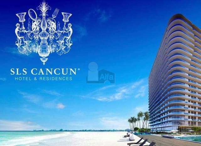 Departamento en venta amueblado en SLS Puerto Cancún de 4 recamaras y 4.5 baños