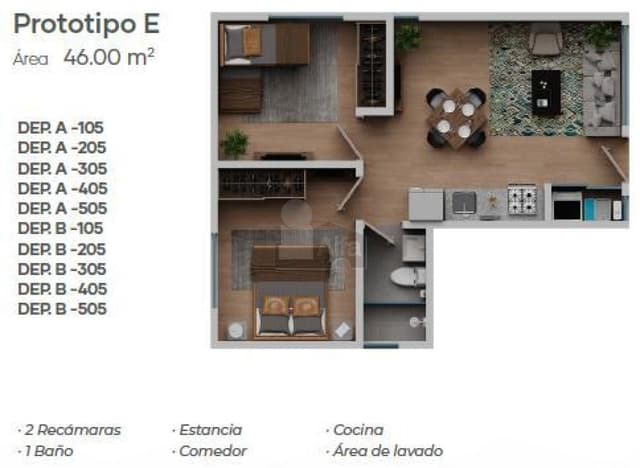 Departamento en venta en Jamaica, Venustiano Carranza, Ciudad de México