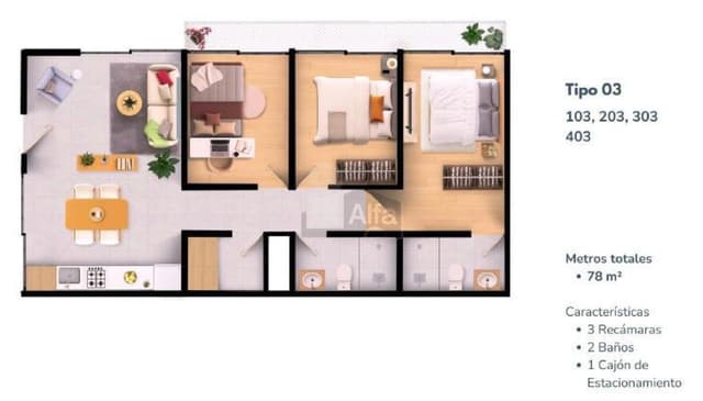 Departamento en venta en Insurgentes Mixcoac, Benito Juárez, Ciudad de México