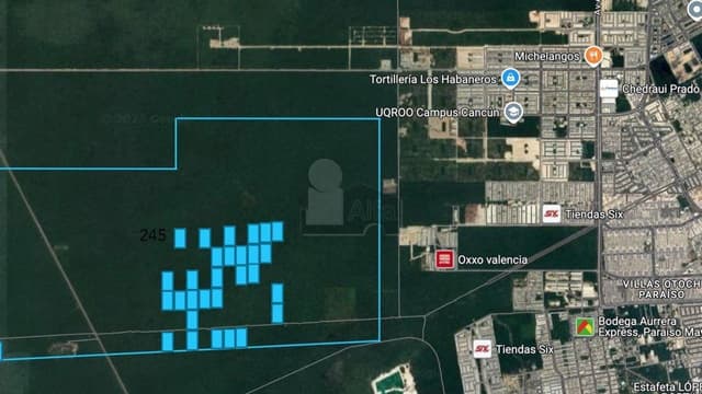 PARCELA CANCUN 72 HECTAREAS