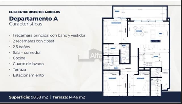Departamento en venta en Cancun dentro del Residencial Arbolada