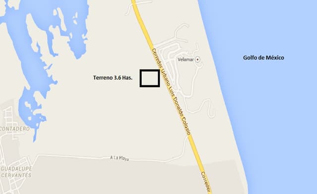 Terreno en venta frente a Velamar