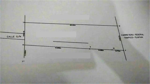 Terreno Carretera Tampico-Tuxpan