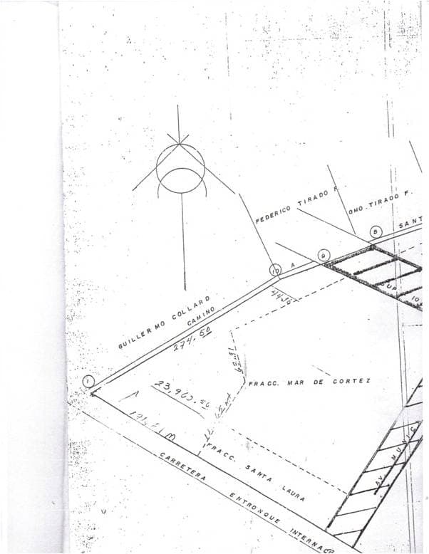 Terreno en Venta habitacional y comercial  en Mazatlán