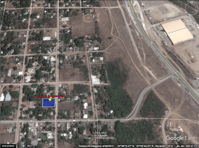 Terreno en venta en zona industrial, cerca del Puerto de Altamira, Tamaulipas.