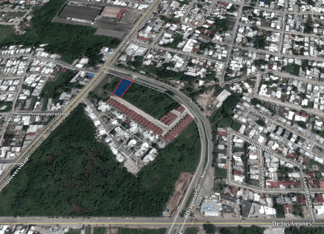 EXCELENTE TERRENO COMERCIAL IDEAL PARA INVERSIONISTAS SOBRE DIAGONAL SUR-NORTE, TAMPICO, TAMAULIPAS