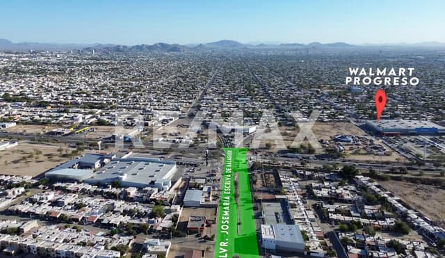 Terreno Comercial en Venta al Norte de Hermosillo, Sonora por Bulevar Luz Valencia.
