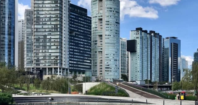 SANTA FE , TORRE AMSTERDAM, VISTA A LA MEXICANA, SANTA FE