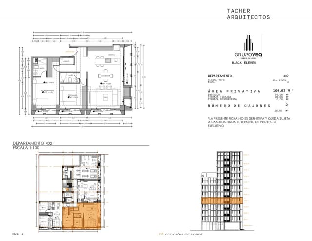 Departamento en venta, colonia madero (Cacho) BLACK ELEVEN