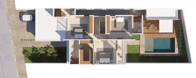 Casa en venta, residencial Albarella Mod.H4 Plus Cholul Mérida Yucatán