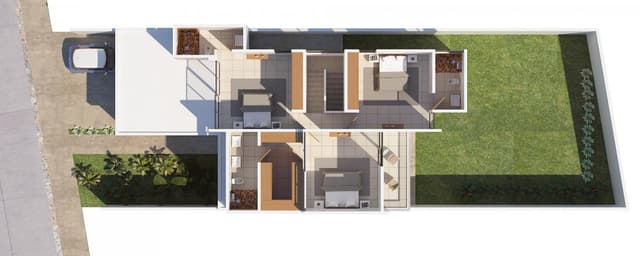 Casa en venta, residencial Albarella Mod.H4 Cholul Mérida Yucatán