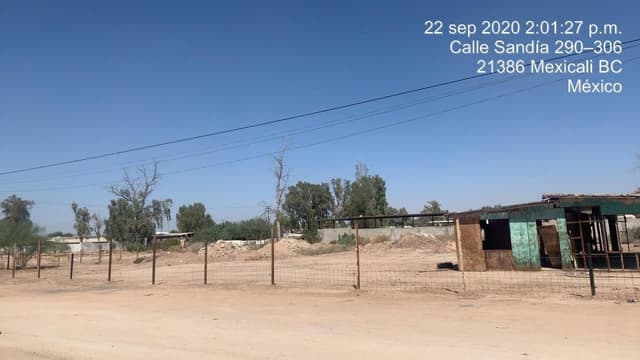 TERRENO ESPECIAL PARA INVERSIONISTAS EN COLONIA GRANJAS SANTA CECILIA RUMBO A CARRETERA SAN FELIPE