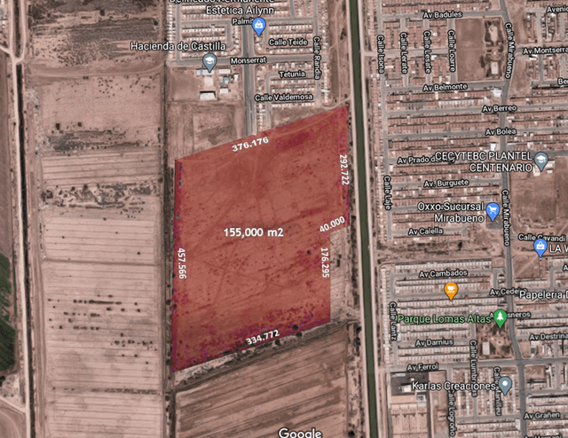 SE VENTE TERRENO INDUSTRIAL EN COL. AHUMADA