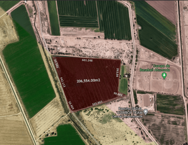 SE VENTE TERRENO INDUSTRIAL EN COL. AHUMADA