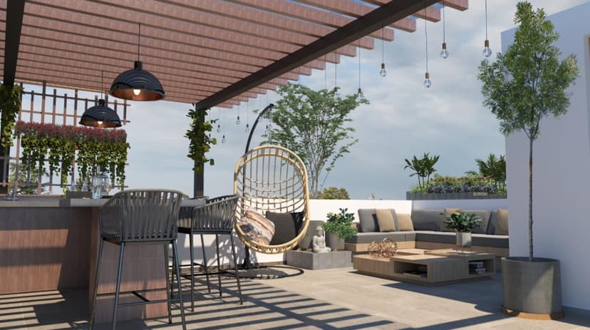 Preventa depto a 5 min de CU, acabados de lujo c/ roof garden privado!!!