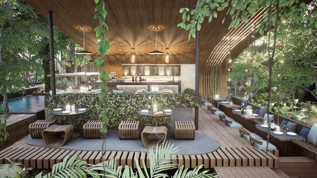 Jungle loft & pool apartment