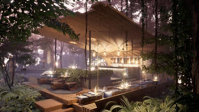 Jungle loft & pool apartment