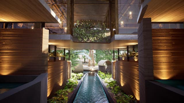 Jungle loft & pool apartment