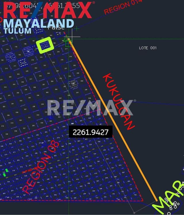 TERRENO EN LA REGION 15, MANZANA 187